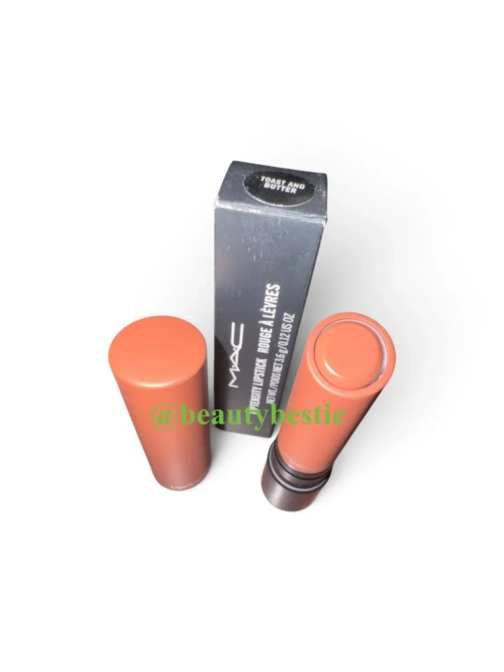 NIB MAC Liptensity Lipstick Toast and Butter Full Size Discontinued